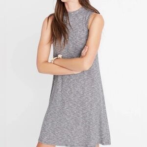 Madewell Mock Neck Ribbed Dress